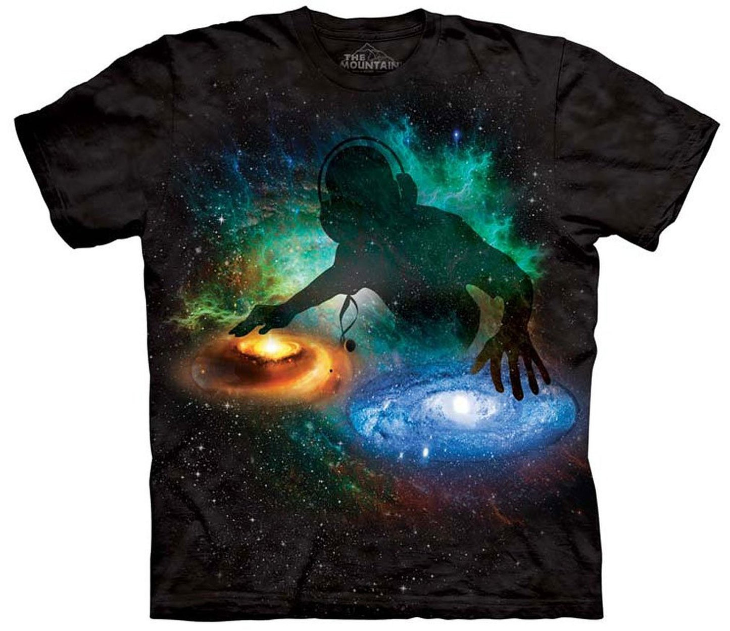 Galaxy DJ The Mountain Adult T-Shirt