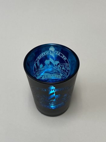 HPM St. Augustine Electroplate Shot Glass