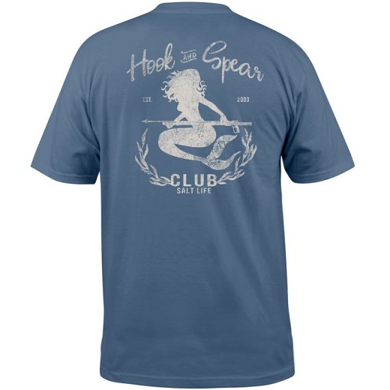 Salt Life Men's Hook and Spear Club Pocket Tee