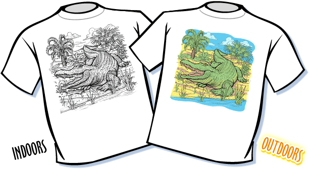 Magic T-shirts Gator Adult T-shirt