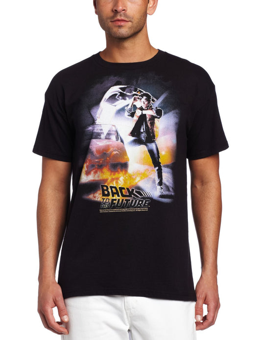 Back To The Future Original Movie Poster Adult Soft T-Shirt