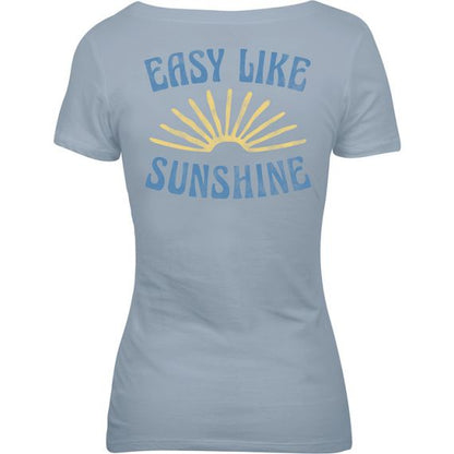 Easy Like Sunshine Scoop Neck Tee