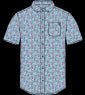 HUK Kona Flopin(Dolphin) Cock Tail Button Up SS With Pockets