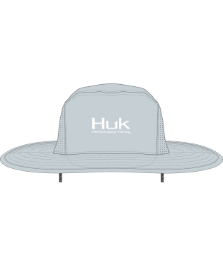 HUK Solid Bonnie Bucket Hat Oyster OS