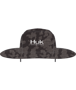 HUK Running Bonnie Bucket Hat Volcanic Ash OS