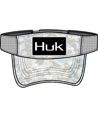 HUK Hat Tide Change Visor Hogs Back OS