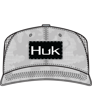 HUK Running Lakes Trucker Hat Beach Glass OS