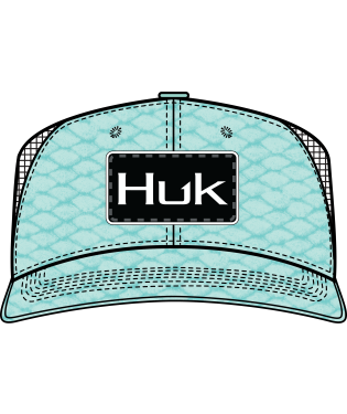 HUK Scale Dye Trucker Hat Beach Glass OS