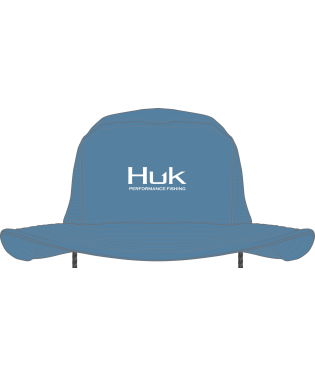 HUK Performance Bucket Hat Titanium Blue OS