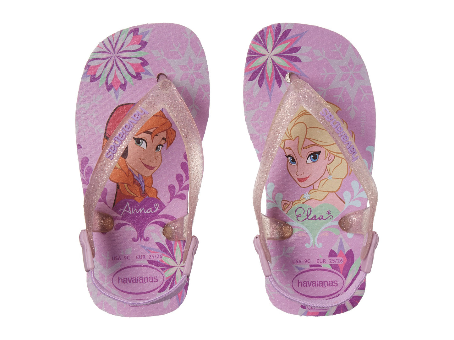 Havaianas Baby Frozen Rubber Flip Flops