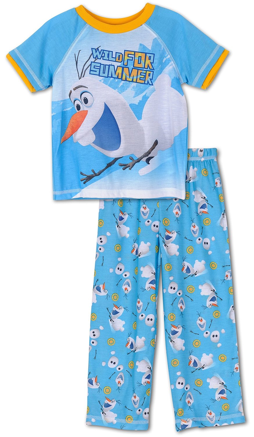 Disney Little Boys' Frozen Olaf Toddler Poly Pajamas Set