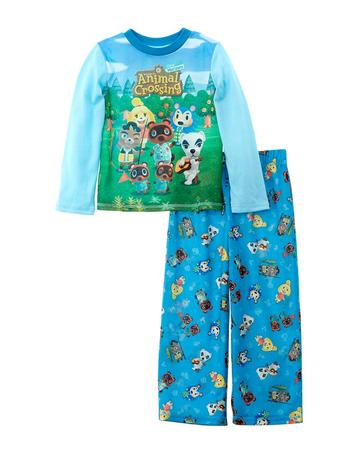 Animal Crossing Little Boys' New Horizons Character Pajamas 2 Piece Set