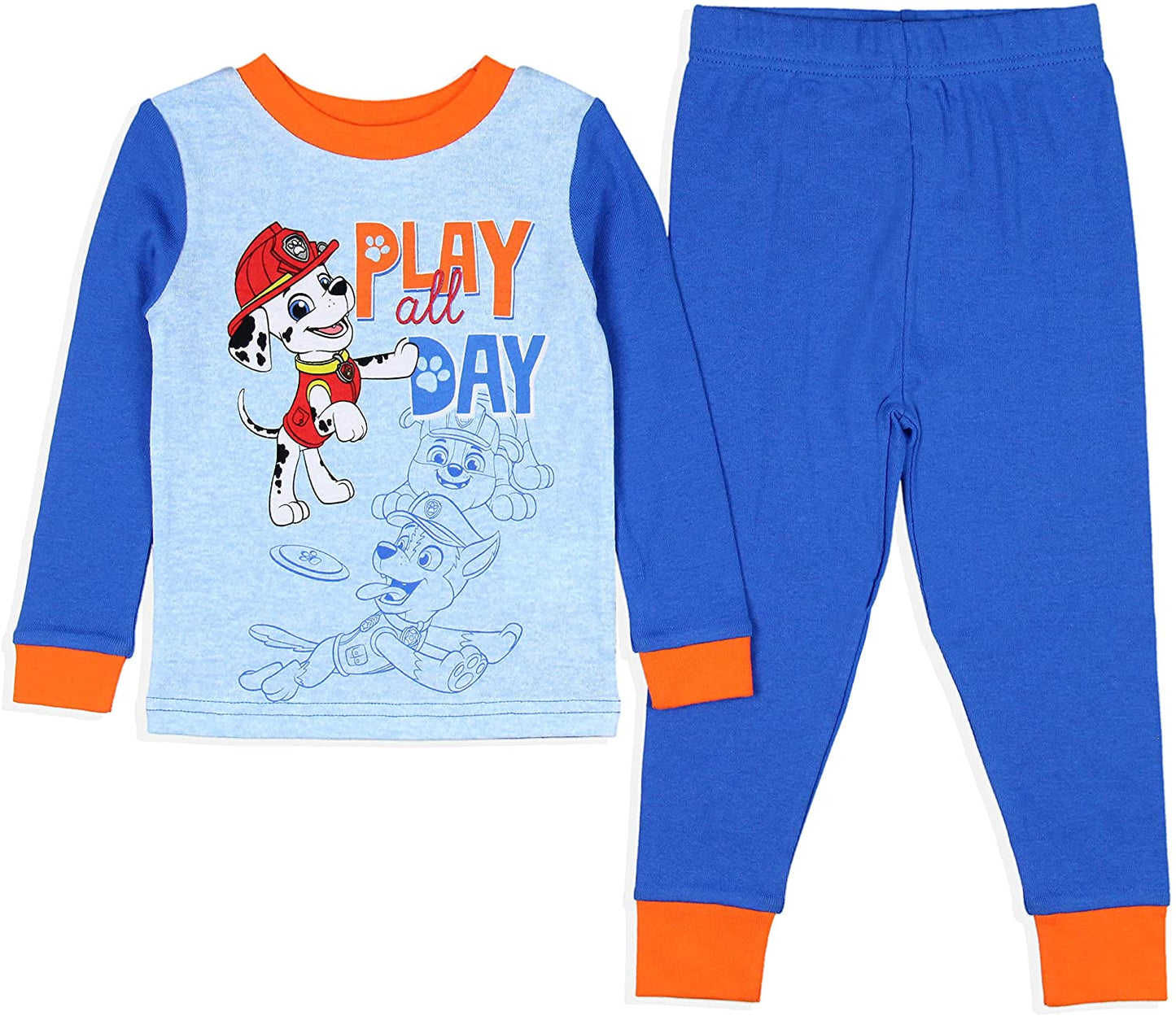 Komar Kids Baby Boy's Paw Patrol Play All Day 4-Piece Cotton Pajama Set