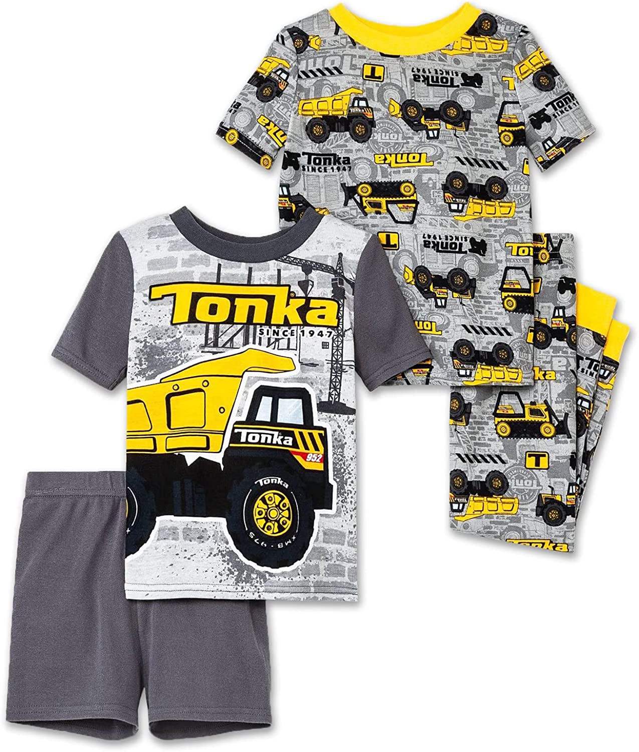 Tonka Truck Toddler 4 Piece Pajamas