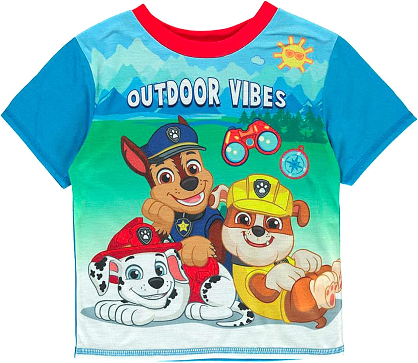 Paw Patrol Toddler Boys' Outdoor Vibes 2pc Pajama Set