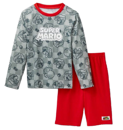 SUPER MARIO Boys' Jersey 2pc Pajama Set