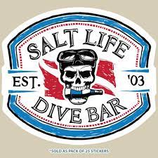 Salt Life Dive Bar Vinyl Sticker