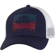 Salt Life Men's Sailing Flags Hat, Navy