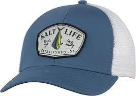 Salt Life Men's The Fish Series Hat, Atlantic