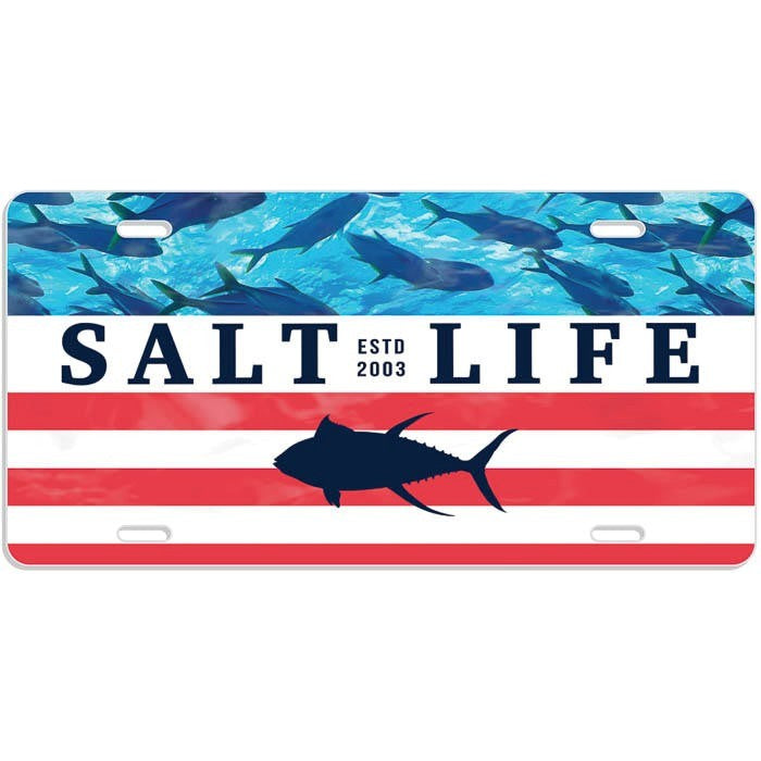 Salt Life Respect License Plate