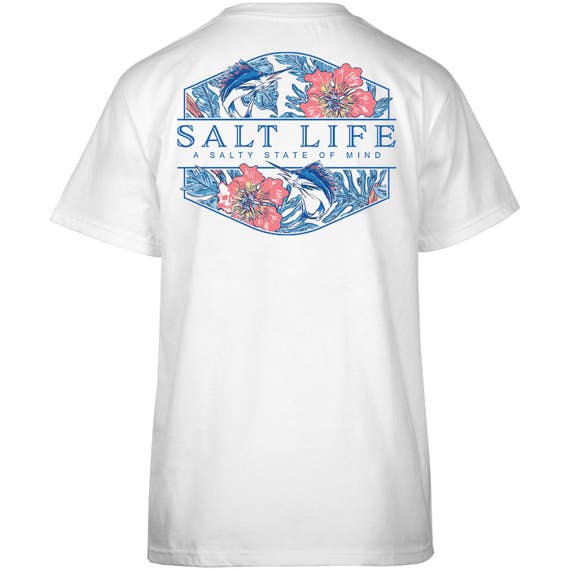 Salt Life Sailin Tropics Badge Youth Tee