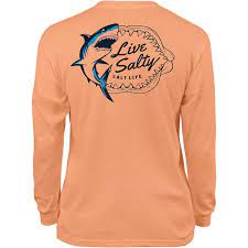 Salt Life Shark Bite  Youth Long Sleeve Tee