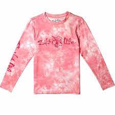 Salt Life In The Clouds LS SLX Youth, Flamingo,  XL
