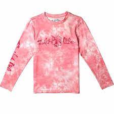 Salt Life In The Clouds LS SLX Youth, Flamingo,  L