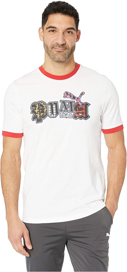 PUMA Mens Clash Fitness Running T-Shirt