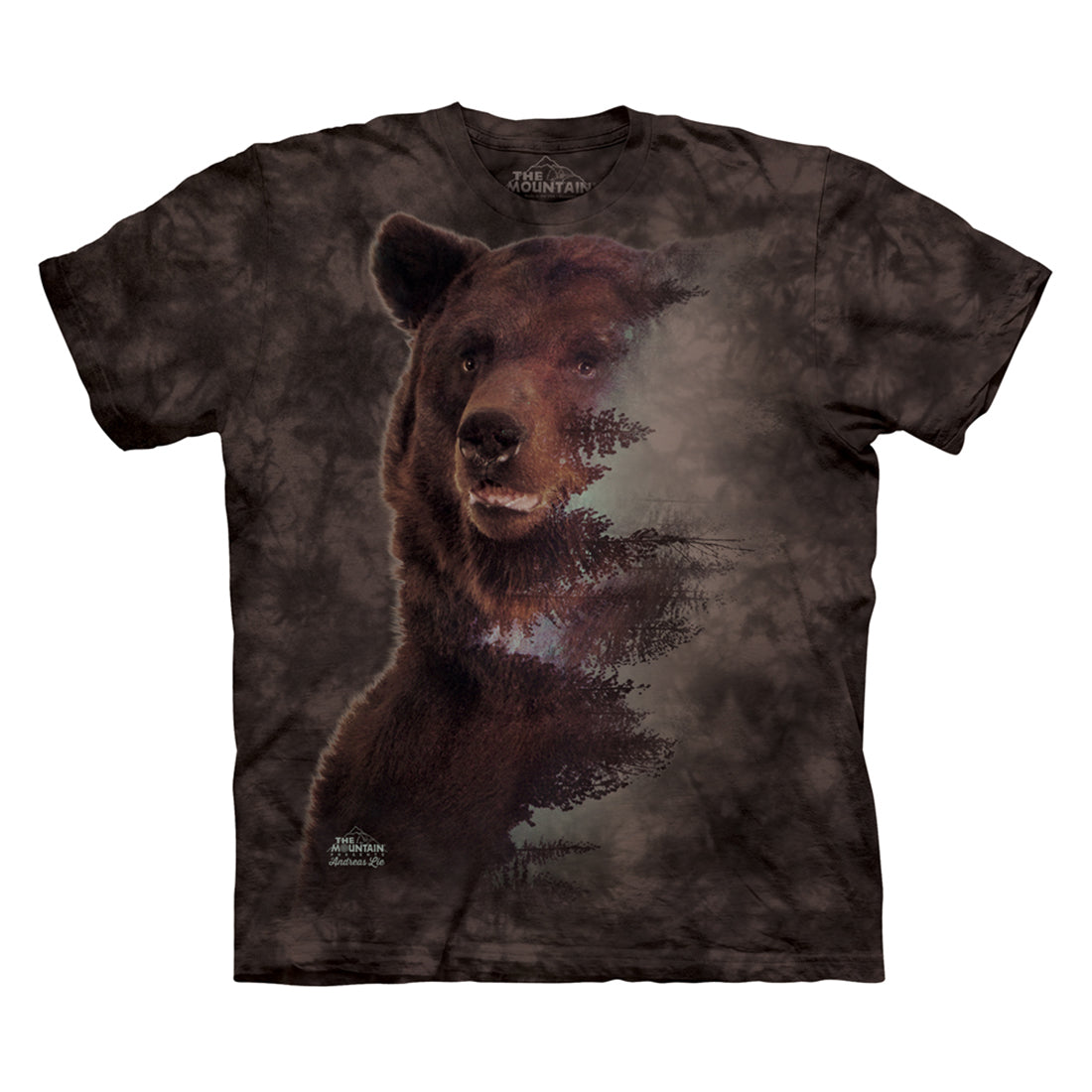 The Mountain Men's Brown Bear Forest T-Shirt