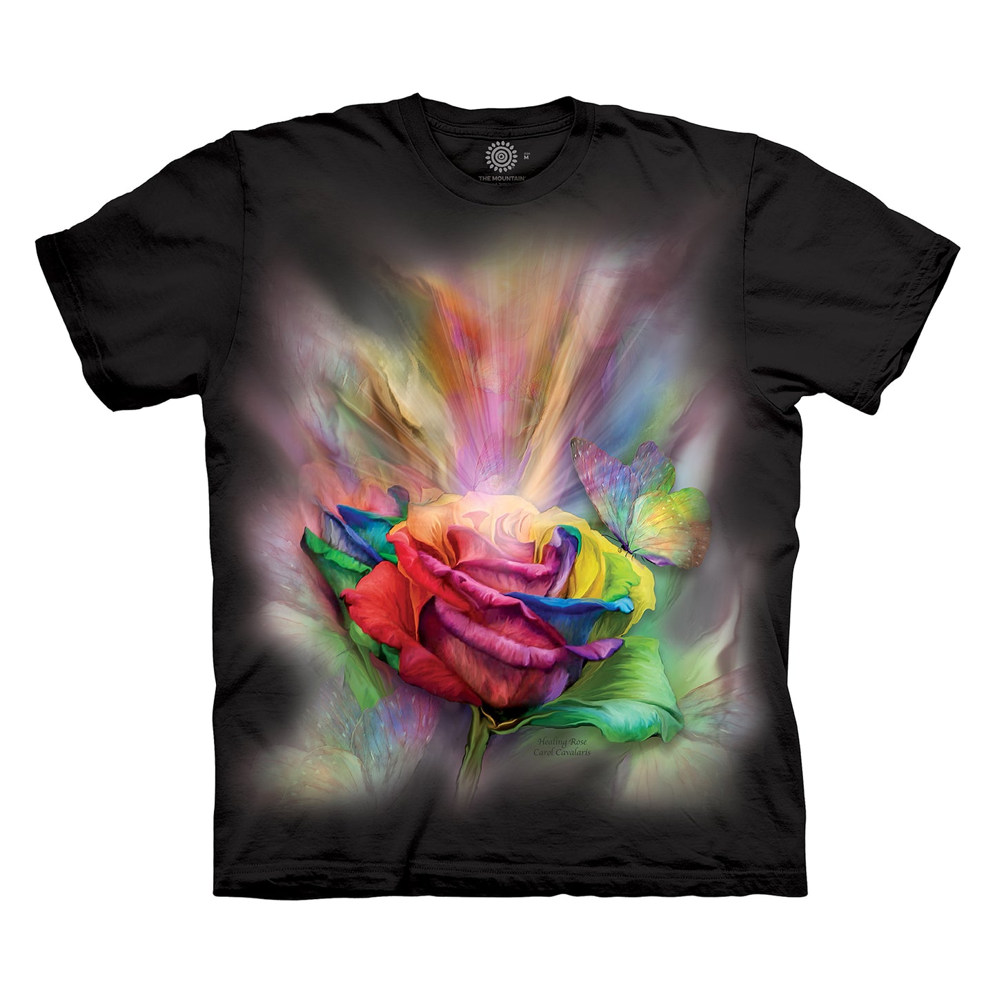 The Mountain Men's Midnight Healing Rose T-Shirt