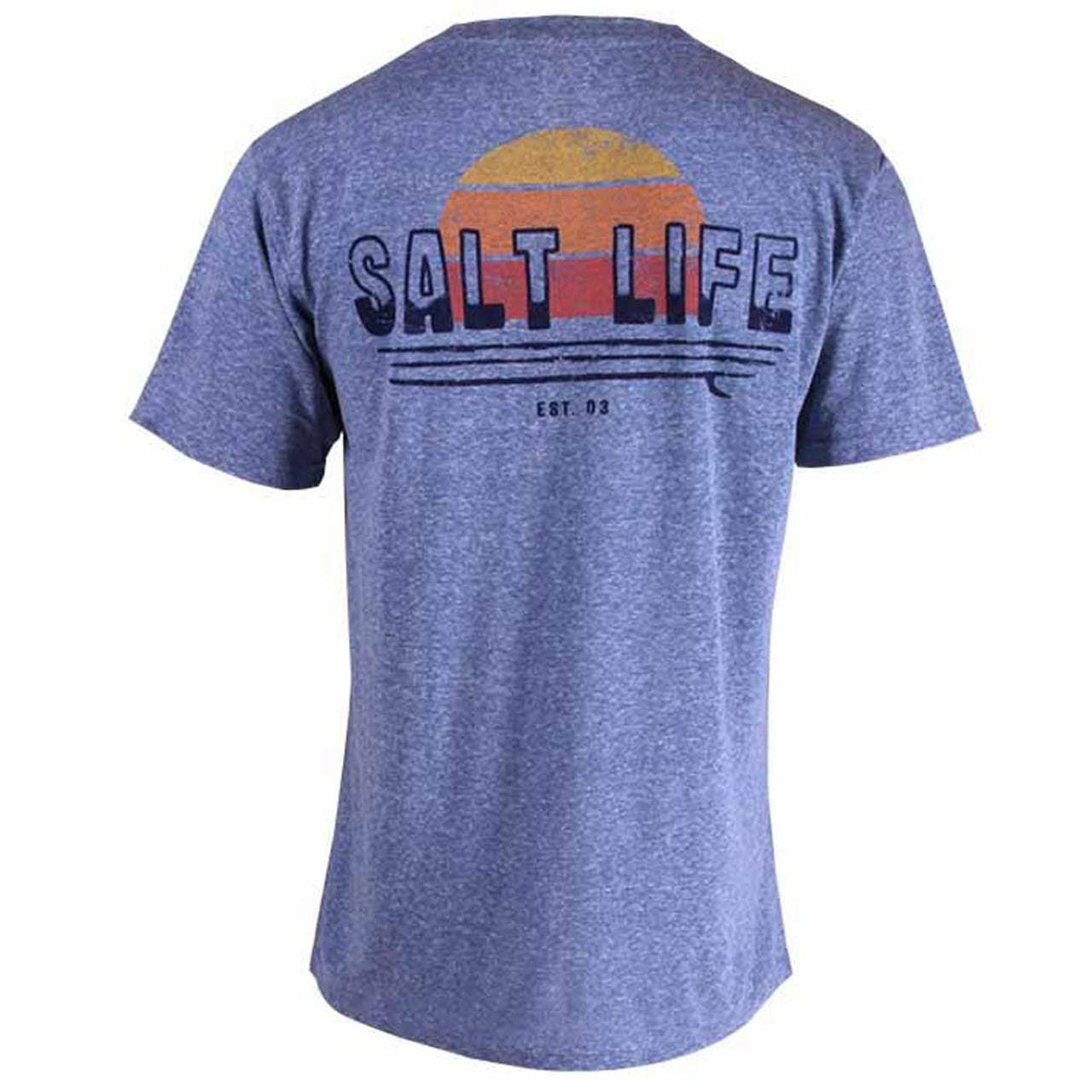 Salt Life Men's Sunset Board Short Sleeve Tri-blend T-Shirt